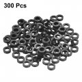 Uxcell Nylon Round Spacer Washer 4 2mm Id 7mm Od Height For M4 Screws Black 300pcs