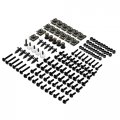 Nicecnc 190pcs Aluminum M5 M6 Fairing Bolt Kit Body Screws Compatible With Ducati 848 1098 1098r 1198 899 Panigale 749 999 959