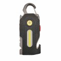 Weleshei Multifunctional Flashlight 7 In1 Cob Keychain Bright Work Light Rechargeable Portable Led Sos With Bottle Opener Seat