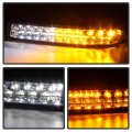 Acanii For 1999-2006 Gmc Yukon Sierra 1500 2500 3500 Chrome Housing Led Bumper Lights Signal Parking Lamps Assembly