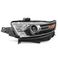 Auto Dynasty Fo2502332 Headlights Assembly Headlamp For Ford Taurus 2013-2019 Driver Left Side Black Housing Amber Reflector 