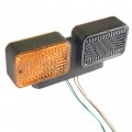 Caltric Complete Left Road Light Lamp Compatible With John Deere 4710 4120 4320 4520 4720 Lva14391