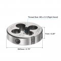 Uxcell Round Threading Dies Metric M6 X 0 5 Thread Right Hand High Speed Steel Hss Screw Cutting Die Repair Tool