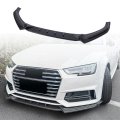 Front Bumper Lip Body Kit Sporty Appearance Lower Splitter For S4 B9 2017 2019 Car Enthusiasts Glossy Black