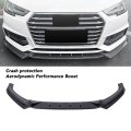 Front Bumper Lip Body Kit Sporty Appearance Lower Splitter For S4 B9 2017 2019 Car Enthusiasts Glossy Black