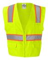 Solid Front Vest With Mesh Back Color Lime Size Xxx-large 