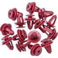 15pcs Front And Rear Door Trim Board Retainer Clips For Toyota Lexus 67771 12050 Gm 30006620 Maroon Nylon Fasteners Yt0199 
