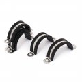 Uxcell 38mm U Clips Epdm Rubber Lined Mounting Brackets 5pcs For Pipe Tube Cable