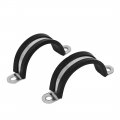 Uxcell 38mm U Clips Epdm Rubber Lined Mounting Brackets 5pcs For Pipe Tube Cable
