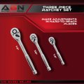 Abn 3 Piece Ratchet Wrench Tools Thumb Wheel Set 8 1 4 2in 72-tooth Hand For Home And Automotive Use