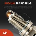 A-premium Set Of 4 Ignition Coil Pack And Iridium Spark Plugs Compatible With Volkswagen Passat Gls Audi A4 Base Quattro Avant