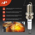 A-premium Set Of 4 Ignition Coil Pack And Iridium Spark Plugs Compatible With Volkswagen Passat Gls Audi A4 Base Quattro Avant