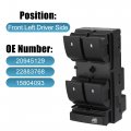1 Set Power Window Switch With Removal Tool Driver Passenger Side Master Control 20945129 For Chevrolet Silverado 1500 07-13