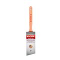 4174-2 Angle Sash Paintbrush 2 In Purple Nylon And Sable Polyester Bristles With Sealed Maple Wood Handle For All Purpose 