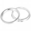 X Autohaux 4pcs Od 70 1mm To Id 60 Aluminum Alloy Car Hub Centric Rings Wheel Bore Center Spacer