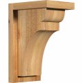 Ekena Millwork Cor06x08x12yor01rwr 6 W X 8 D 12 H Yorktown Rough Sawn Corbel W Backplate Western Red Cedar 