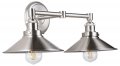Linea Di Liara Andante 2 Light Bathroom Vanity Industrial Brushed Nickel Fixtures Above Mirror Farmhouse Lights For Lighting 