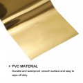 Uxcell Waterproof Peel And Stick Decorative Tape Self Adhesive 4 72 W X 16 L Pvc Removable For Wall Edge Glossy Gold Tone