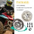 Starter One Way Clutch Kit Flywheel Rotor For Yamaha Warrior 350 Big Bear Moto-4 Yfm350 Kodiak 400 1990-2001