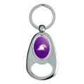 Graphics More Ashland University Primary Logo Keychain Chrome Metal Spinning Oval Bottle Opener 