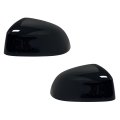 Spieg Side Mirror Cover Set For 2018-2025 Bmw X3 X4 X5 X7 Painted Jet Black Housing Cap Pair 51-16-8-496-623 And 