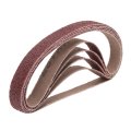 5pcs 2-1 2 X 16 Sanding Belts 80 Grits Aluminum Oxide Abrasive Belt Sander Paper Papers For Metal Wood Grinding Polishing 