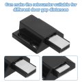 2 Pcs Magnetic Push Latches For Cabinet Door 1 5x1 26 Inch To Open Latch Hardware Hidden Release Drawer Pull On Closet Touch