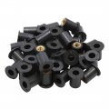 Uxcell 40pcs M5 Black Rubber Windscreen Windshield Screws Bolts Nut For Motorcycle