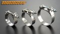 Autobahn88 Stainless Steel Hose T-bolt Clamp For Od 2 9-3 73-81mm Fuel Pump Filter Plumbing Pack Of