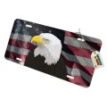 Graphics More American Bald Eagle Flag Usa Patriotic Novelty Metal Vanity Tag License Plate