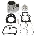 Cylinder Piston Gasket Top End Rebuild Kit For 2007-2018 Honda Rancher 420 13010-hp5-600 13111-hp5-600 13112-mat-000 