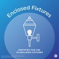 Ge Refresh Hd Led Light Bulbs 60 Watt Daylight Decorative Clear Small Base 2 Pack