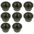 8x Engine Mount Flanged Nylon Lock Nut For Polaris M10x1 25 Thread Size Iron Material