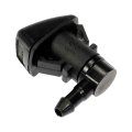 Windshield Washer Nozzle For Lincoln Mkx 2007 2008 2009 2010 0 23 In Hose Port Replacement 7t4z17603-a Black Plastic Metal 
