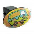 Scooby-doo The Mystery Machine Oval Tow Trailer Hitch Cover Plug Insert