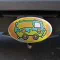 Scooby-doo The Mystery Machine Oval Tow Trailer Hitch Cover Plug Insert