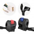 Motorcycle Handlebar Switch Qiilu 1 Pair 7 8inch Left And Right Mount With Horn Ignition Control Fit Fits 8 Handlebars 22mm