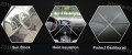 Kaitian 1pcs Non-slip Dash Coverboard Sun Visor Mat Dash Carpet For Bmw 3-series 2019 2020 2021 2022 2023
