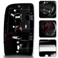 Acanii For 2000-2006 Chevy Suburban Tahoe Gmc Yukon Chrome Led Tail Lights Brake Lamps Replacement Driver Passenger
