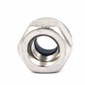 Uxcell M3 304 Stainless Steel Self-locking Nylon Insert Hex Lock Nuts 50pcs