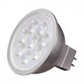 Satco 1 97 Inch 6 5w Mr16 Led Gu5 3 Base Replacement Lamp-4000 Color Temperature-gray Finish