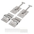 Trailer Door Latch Made Of 304 Stainless Steel Ensure Maximum Security For Rv Truck And Convenient Installation Easy To Clean