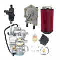 Carburetor And Fuel Pump Kit For Polaris Sportsman 400 500 700 300 335 600 Magnum 325 Trail Blazer 330 With Air Filter Oil 