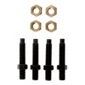 Exhaust Stud Kit Ford F-350 Bronco 1990 1996 4 Studs And Nuts 2 535 In Length 7 16-14 Thread Replacement For 375636-s7 