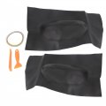 Gxywady Door Panel Insert Cards Leather Synthetic Black Replacement For Volkswagen Beetle 1998-2010