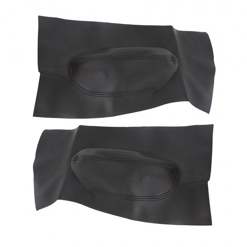 Door Panel Insert Cards Leather Synthetic Black Replacement For Volkswagen Beetle 1998-2010
