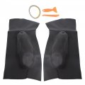 Gxywady Door Panel Insert Cards Leather Synthetic Black Replacement For Volkswagen Beetle 1998-2010