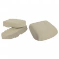 Hecasa Center Console Armrest Cover Front Door Covers Compatible With 2009-2015 Honda Pilot Pvc Gray Installation Tool Included