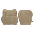 Driver Side Bottom And Top Lean Back Perforated Leather Seat Covers Tan For Dodge Ram 2500 3500 4500 5500 Laramie Sport Slt 