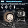 Fog Light Assembly For 2005 2006 2007 2008 Ford F 150 And 2010 Lincoln Mark Lt H10 12v 42w Halogen Bulbs Driver Passenger Side